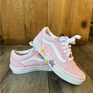 KIDS VANS OLD SKOOL - FLOWER PINK